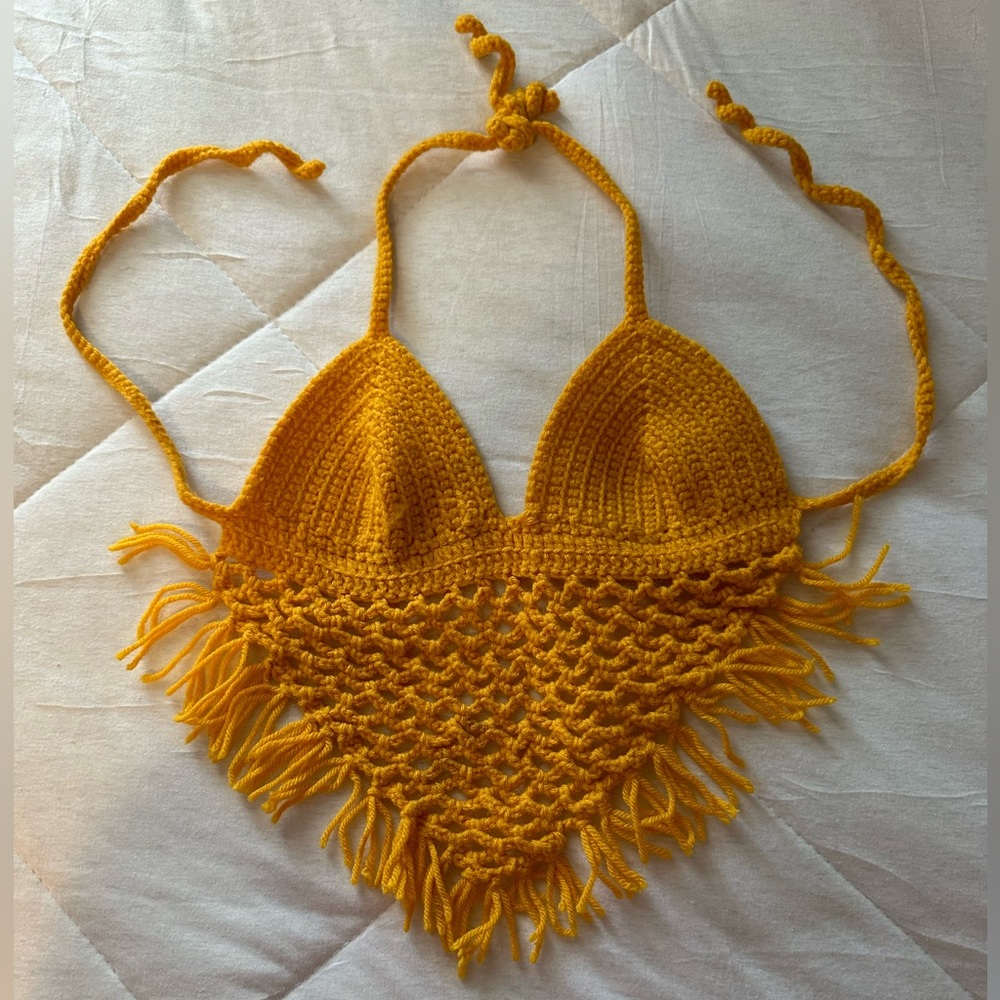 Handmade crocheted top !